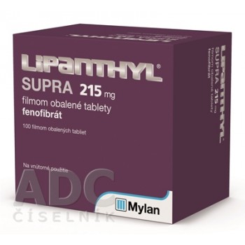 Ліпантил (Lipanthyl) Supra 215 таблетки 215 мг (100 шт)